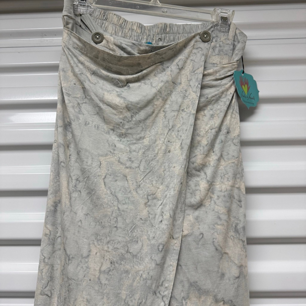 Hands to Hearts Fly Away Pants Marble Print L/XL Boho Wrap Harem Pants - Picture 3 of 12